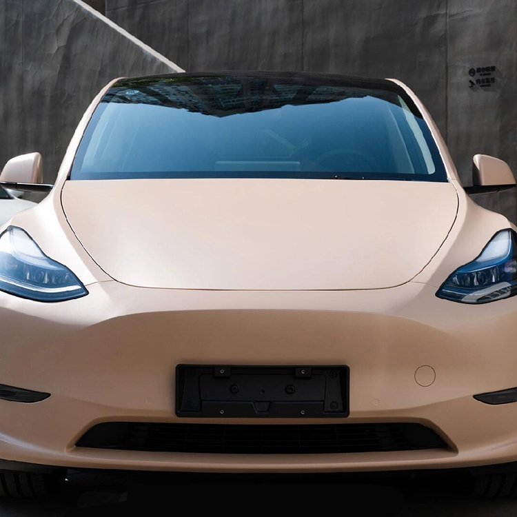 Sell well Ultimate Flat Shine Latte vinyl wrap car car color changing stickers Factory wholesale