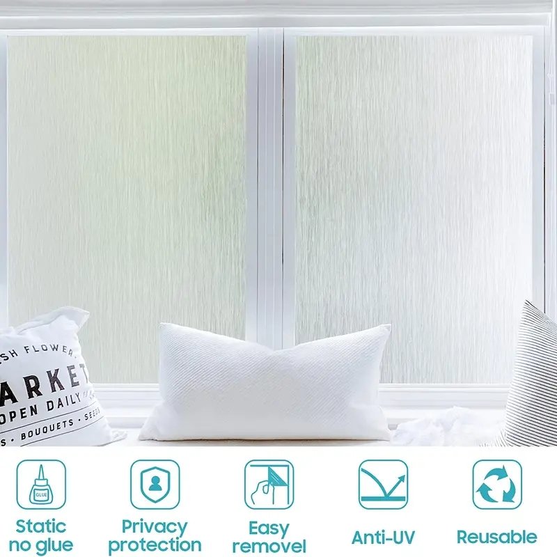 Color-Printed Tulip Glass Electrostatic Decorative Film Window Film Series