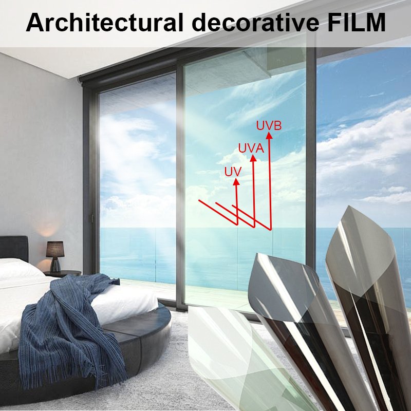 High Quality Building Window UV Rejection Solar Protection Glass Film for Window Building Film