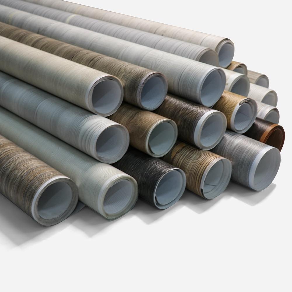 Matte wood grain PVC film vinyl not self adhesive wood film for furniture wood door laminate film wallpaper rolls