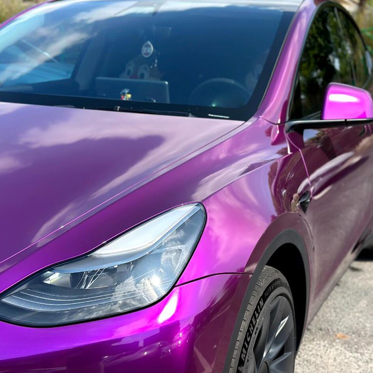 Metal Paint Purple The most popular purple Car Wrap Vinyl Car Body Stickers Film Color Change For Vehicle Car Wrapping