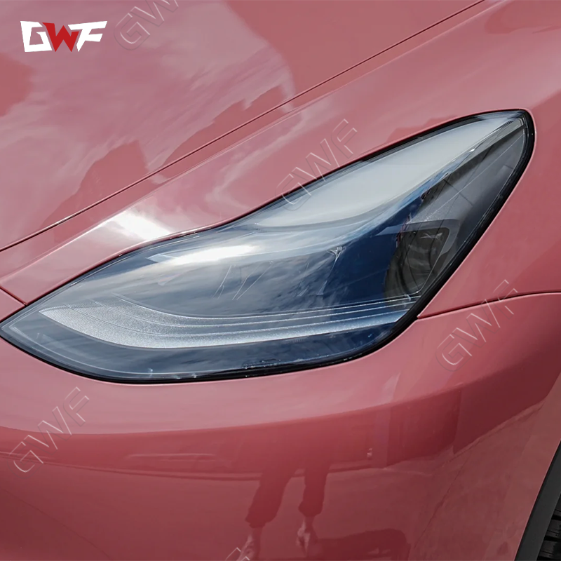1.52*17m PET Dark Plum Sauce Car Wrap Bubble-Free High Gloss Vinyl Protection Film PVC Material for Body Position