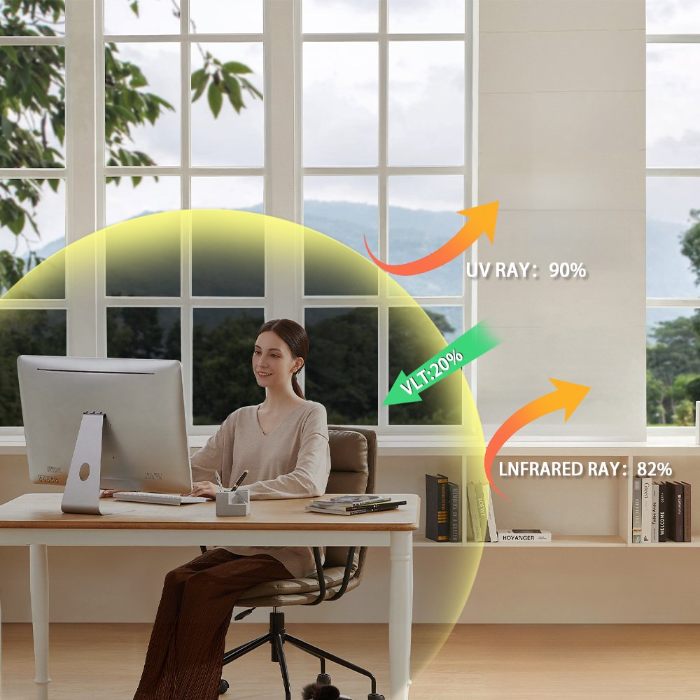 IR rejection One Way Vision Building Solar Film Protection Window Tint Film UV rejection Building Film