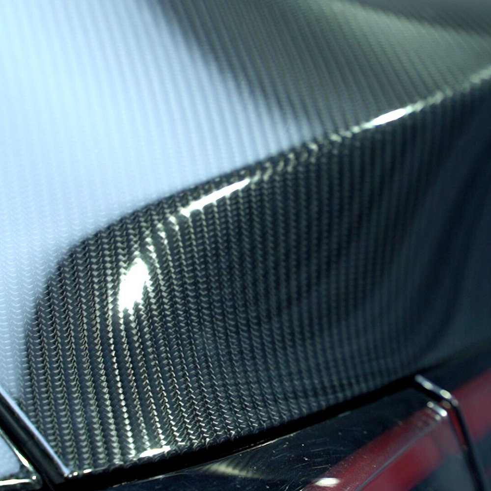WRAPMASTER 1.52x17meter TPU gloss black carbon fiber car vinyl wrap cost