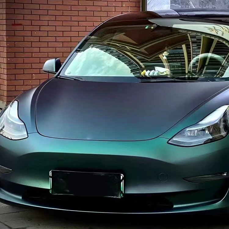 Matte Diamond Aurora Green Car Wrap Vinyl Car Body Stickers Film Color Change For Vehicle Car Wrapping