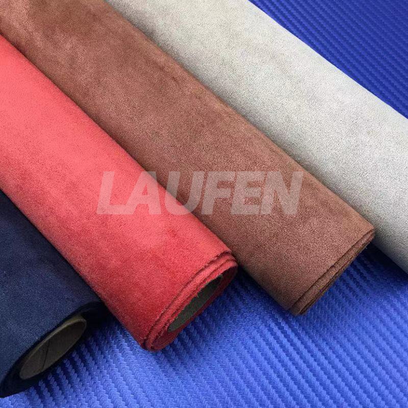 LAUFEN Alcantara Suede Automobile Interior Safety Belt Shoulder Protector Suede Vehicle Wrap Suit for A4 B9 A5 A6 8S 8W Q5 Q7
