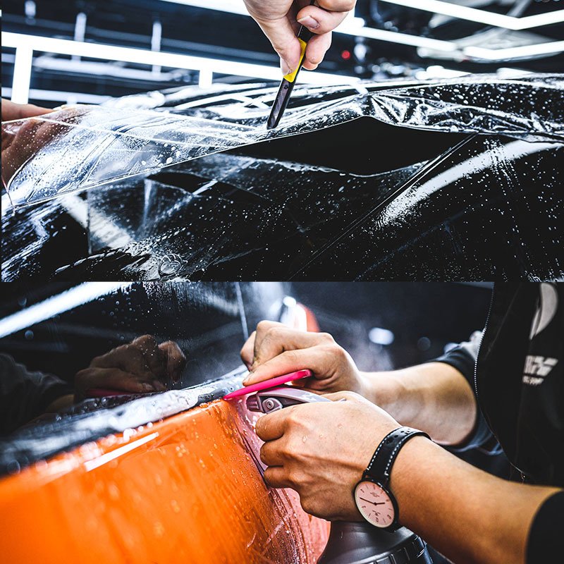 MR 1.52*15m Anti-Scratch Clear Car TPU PPF Warp Film Self Healing Paint Protection Film For Body