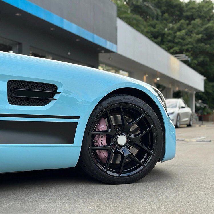 Glossy Crystal Light Blue 2014 New blue Car Wrap Vinyl Car Body Stickers Film Color Change For Vehicle Car Wrapping
