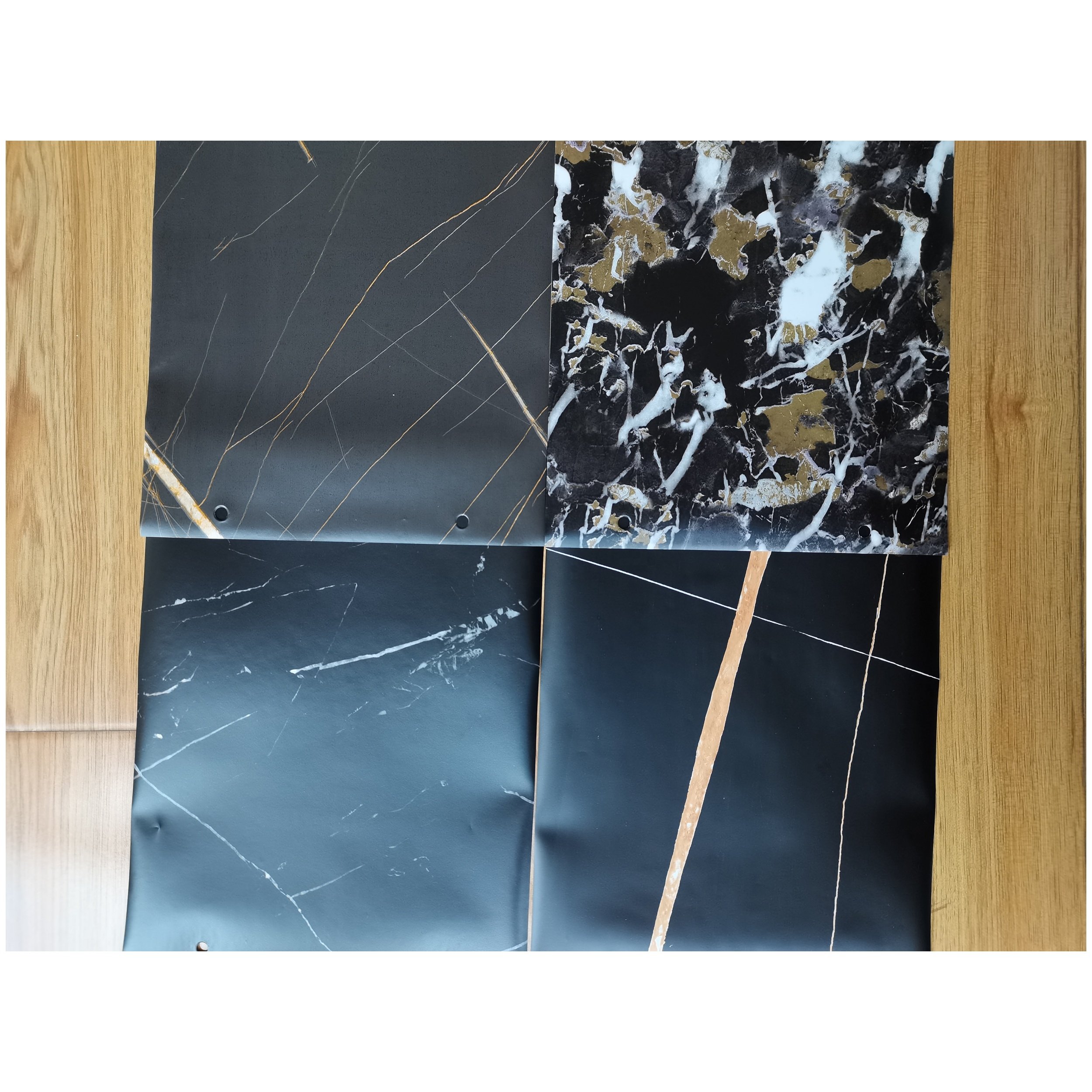 Marble Design PVC Film Roll Self-Adhesive Hand Made PVC Decorative Film For Interior Decoration