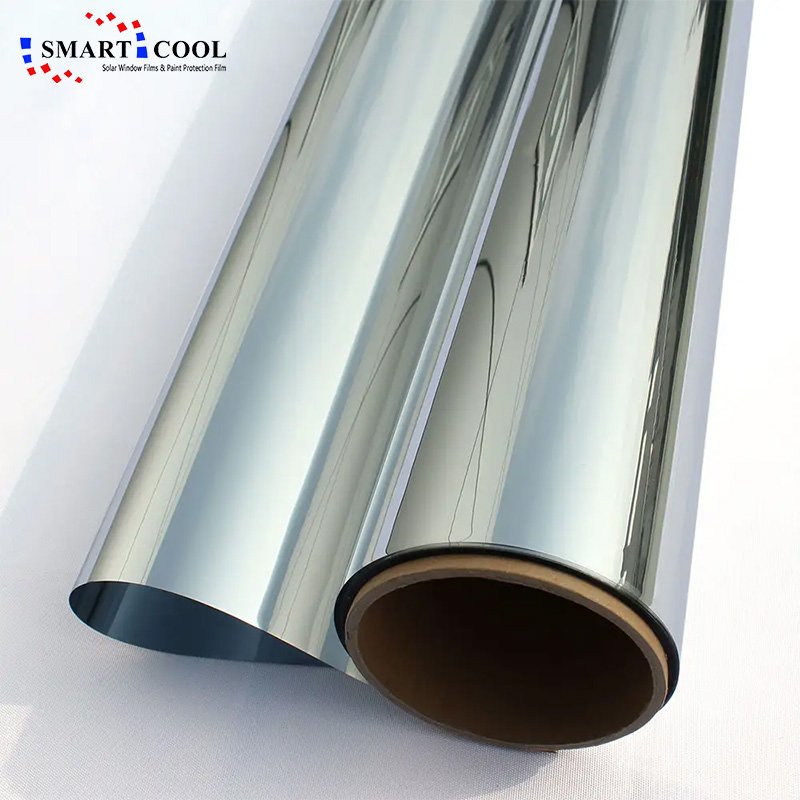 2mil Explosion Proof Building Silver Safety Heat Rejection Window Film 99%UVR Window Glass Tint