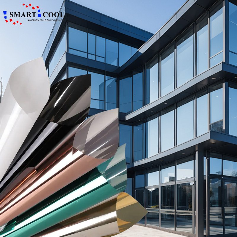 2mil Explosion Proof Building Silver Safety Heat Rejection Window Film 99%UVR Window Glass Tint
