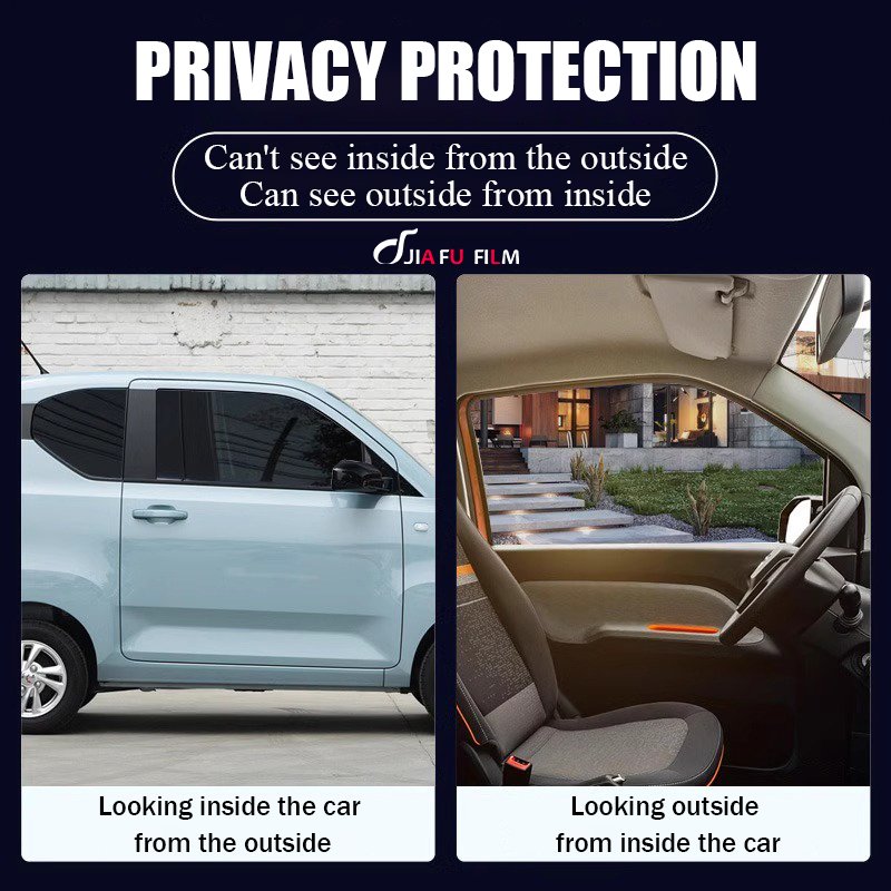 8 years warranty 1ply dyed cheap low price VLT 5~75% sun protection car windscreen protection window solar film tint
