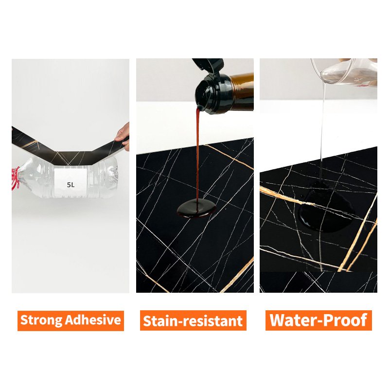 Marble Design Pvc Foil Interior Pvc Decorative Film Pvc Film For Barth Room Kechine Vacuum Pressing Wrapping Profiling