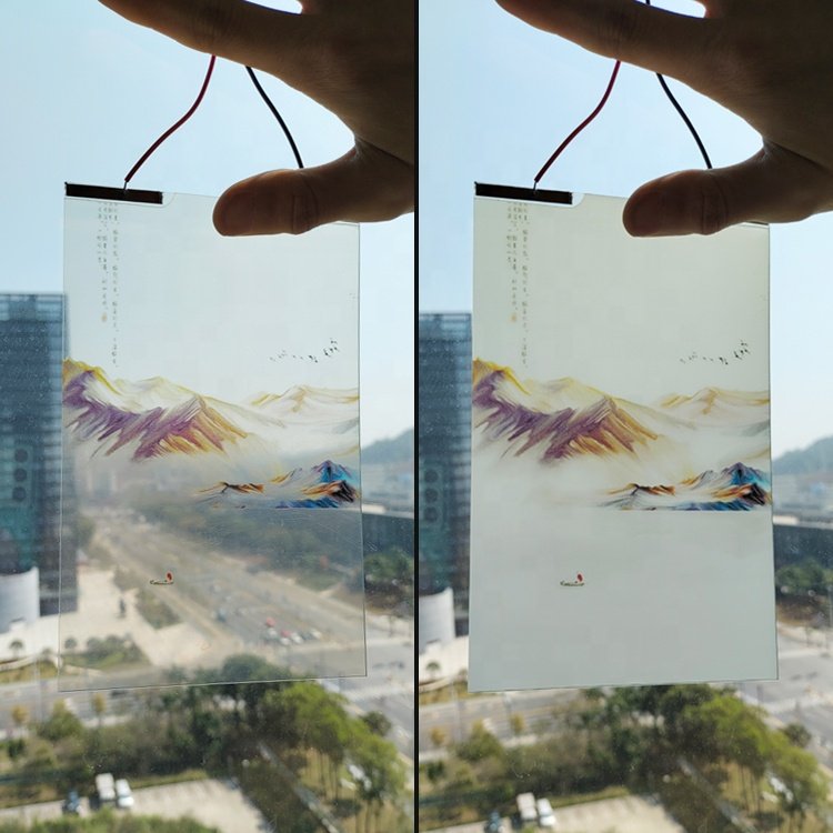 UV Pattern Smart PDLC Film Smart Glass Window Selfadhesive PDLC Smart Film For Glass Switchable Smart Glass Film Customized PDLC