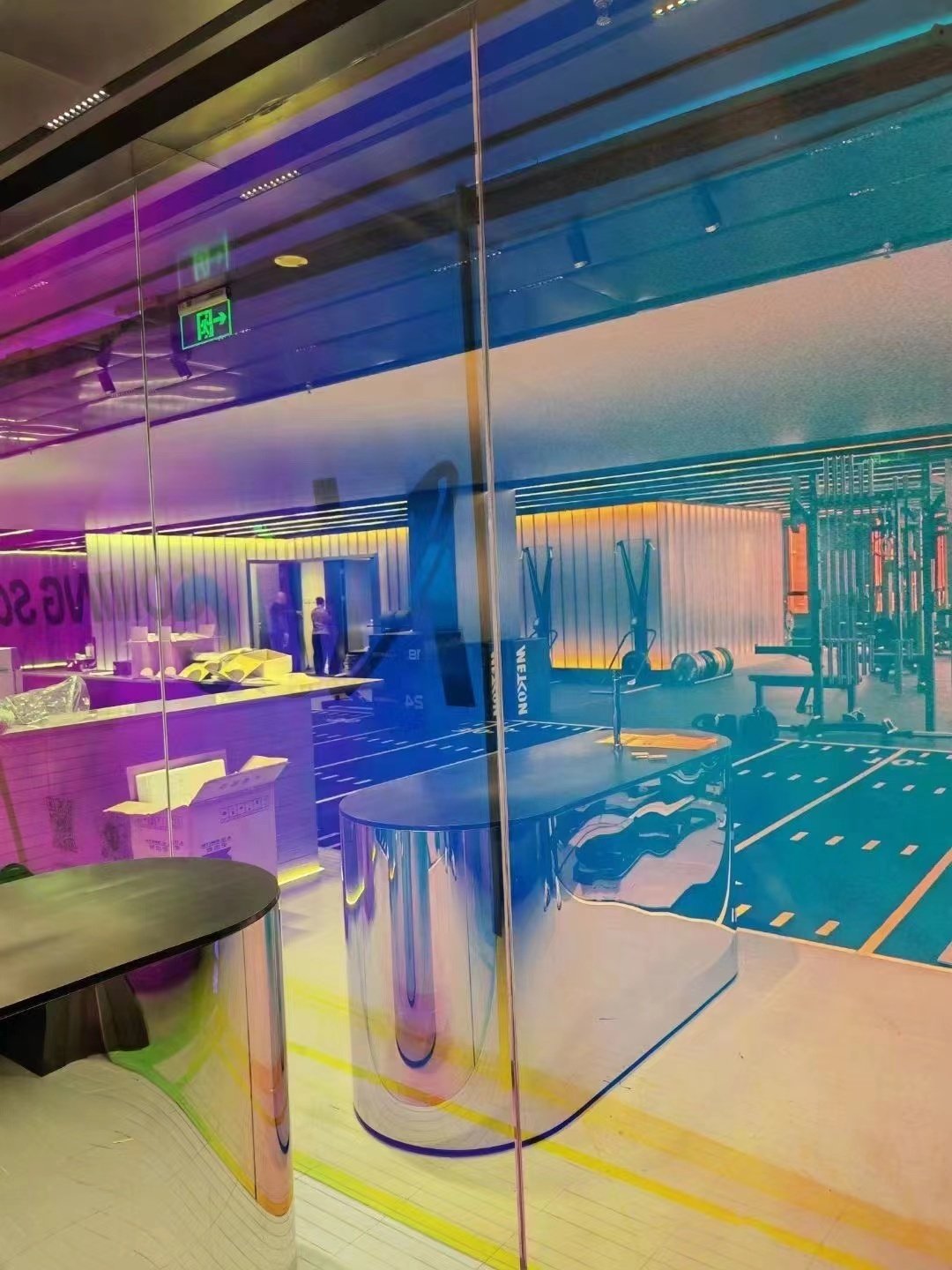 UDK Factory price PET Dichroic Rainbow Iridescent Decorative Hologram Colorful Privacy Solar Film
