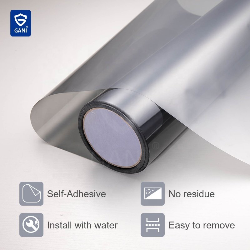 Cooling Film Wholesale Self Adhesive Heat Insulation Protective Window Tinting Film for Home Privacy Glass