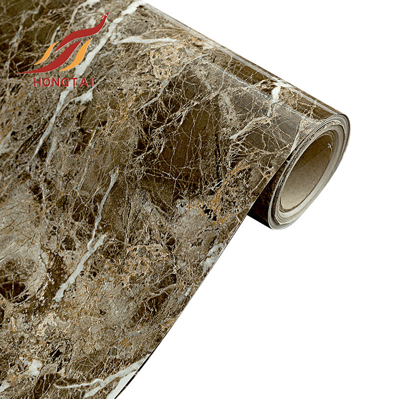 61cm 122cm High quality marble texture PVC decorative films with glue interior film
