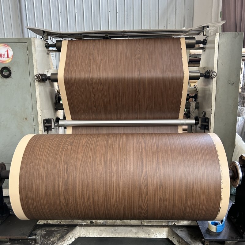 Factory price PVC film for wpc mdf pvc film wrapping machine vacuum press laminating machine