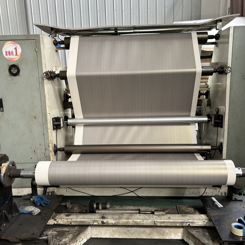 Factory price PVC film for wpc mdf pvc film wrapping machine vacuum press laminating machine