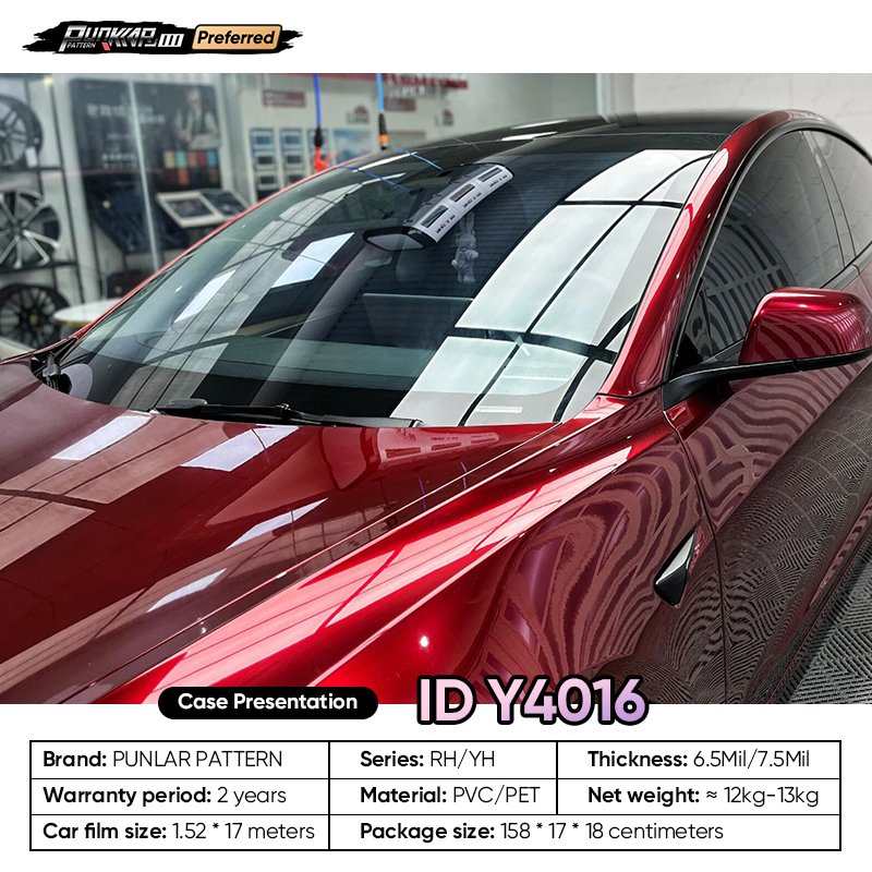 Fluid metal luster Silver Red Car Wrap Vinyl PET High-Gloss PVC Film 1.52CM Width Car Stickers Waterproof Color-Changing Film