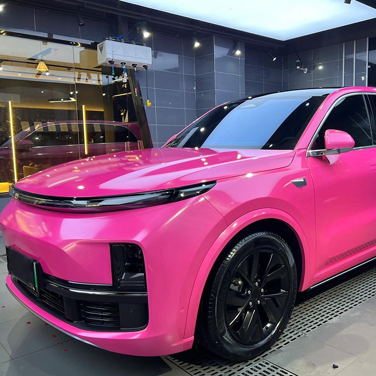 Sparkle Pink The most popular pink vinyl film pink car wrap vinyl car wrap vinyl film Luminous pink sticker