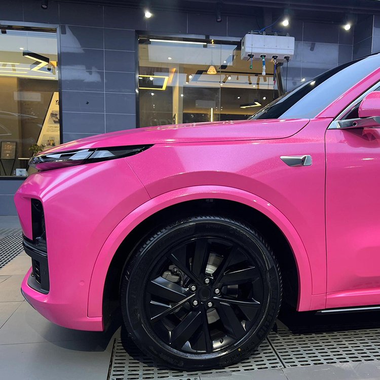 Sparkle Pink The most popular pink vinyl film pink car wrap vinyl car wrap vinyl film Luminous pink sticker