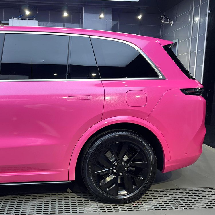 Sparkle Pink The most popular pink vinyl film pink car wrap vinyl car wrap vinyl film Luminous pink sticker