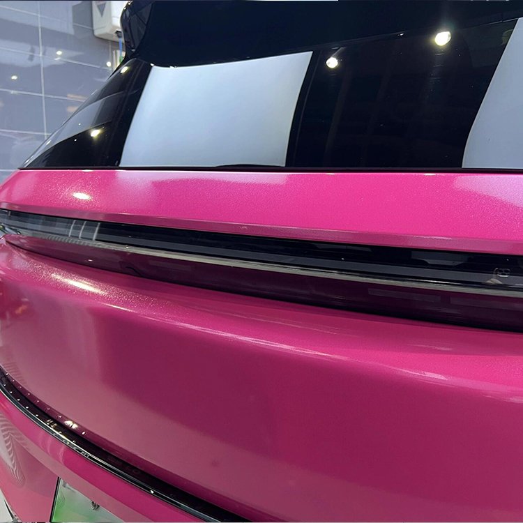 Sparkle Pink The most popular pink vinyl film pink car wrap vinyl car wrap vinyl film Luminous pink sticker