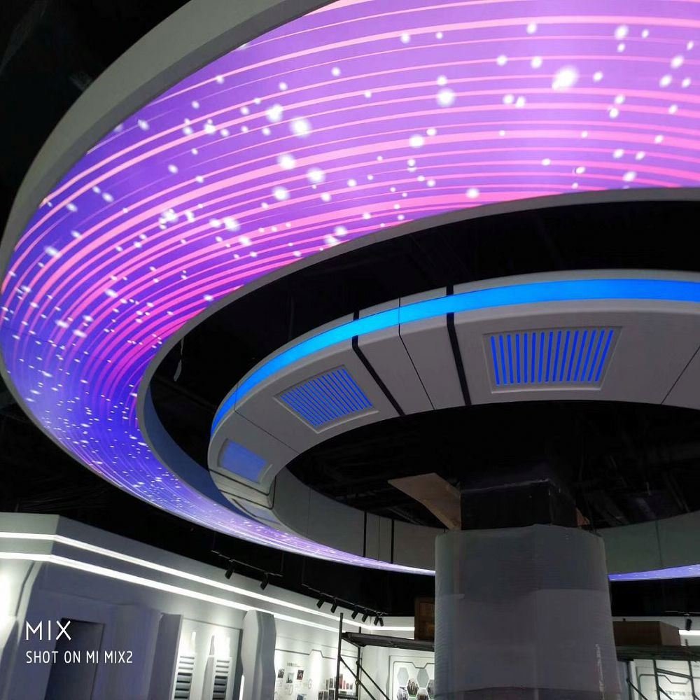 Factory price Decorative film 3D wall papers false ceiling tiles art printed coating LED Light PVC stretch ceiling sheet design