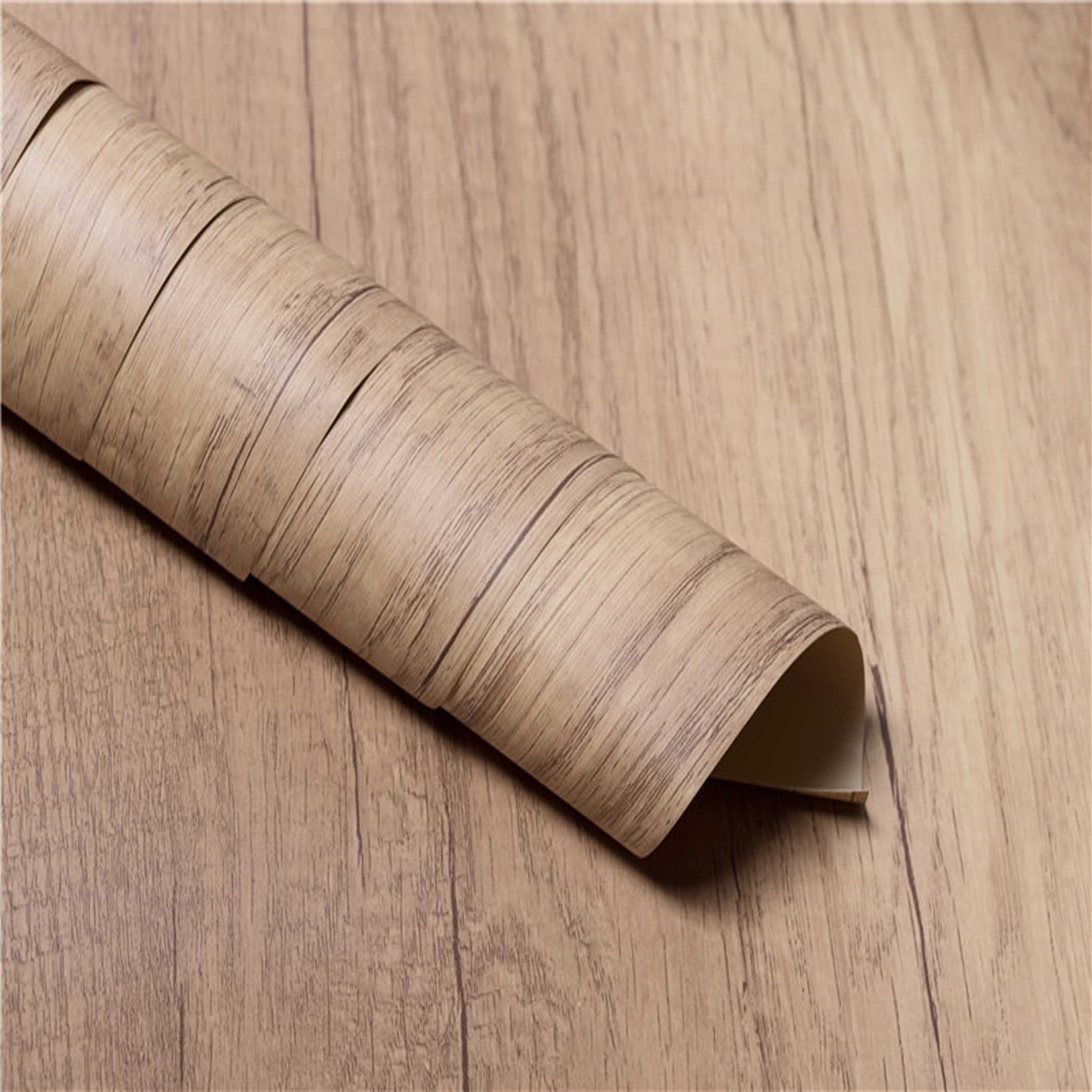 New Popularity Factory Bestseller kitchen sticker wallpaper cabinet pvc decorative film pvc wood grain heat shrink film