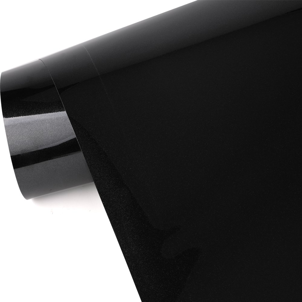 Super bright high gloss Paint pearlescent black car color film metallic premium black body paint protection and decoration film