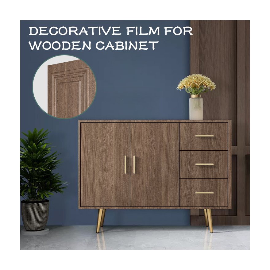 super matte pvc decorative film Woodgrain color pvc foil for the door membrane vacuum pressing flat lamination wrapping profile