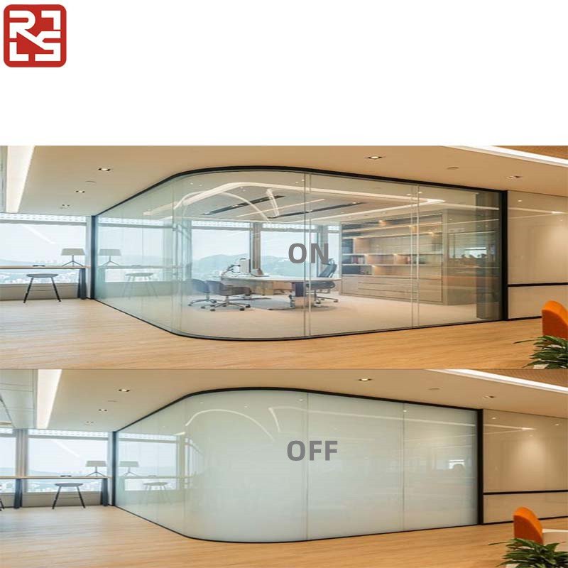 Self Adhesive Electronic PDLC Smart Glass Window Film Manufacture Custom Size Switchable PDLC Smart Film