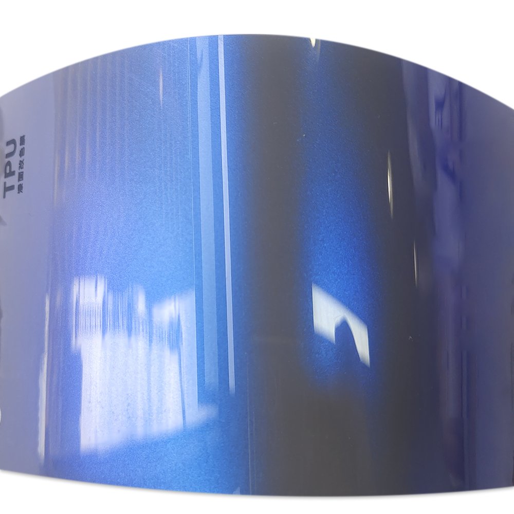 WRAPMASTER Magic Candy Grey to Blue TPU Fixable Self-repairing Colorful PPF Paint Protect Film