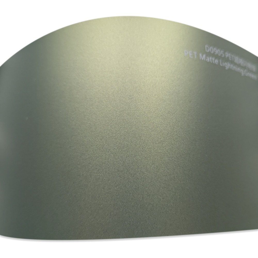 WRAPMASTER 1.52*17m Matte Lightning Green With PET Metallic Matte Green Self Adhesive Full Roll Stickers UV Proof