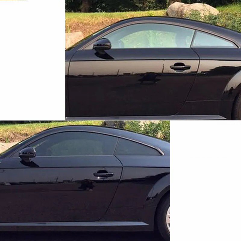 Electronic tinted glass car switchable PDLC smart glass film black car canopy