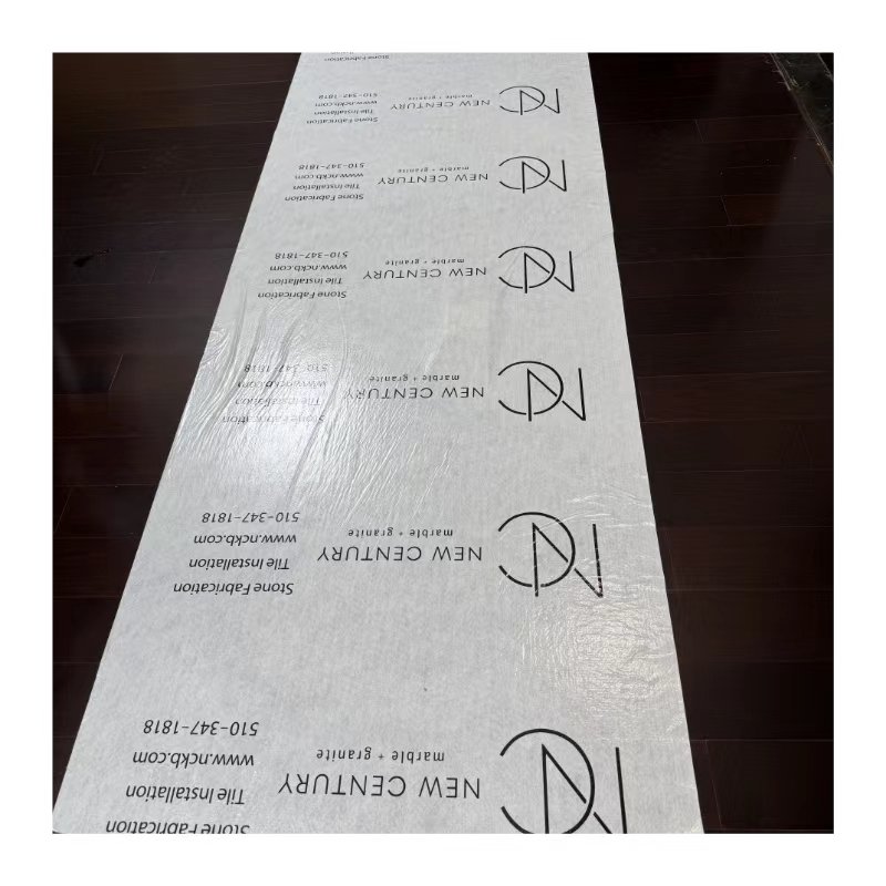 Customized Temporary White Sticky Painter Felt Floor Sheet Decorative Film Roll