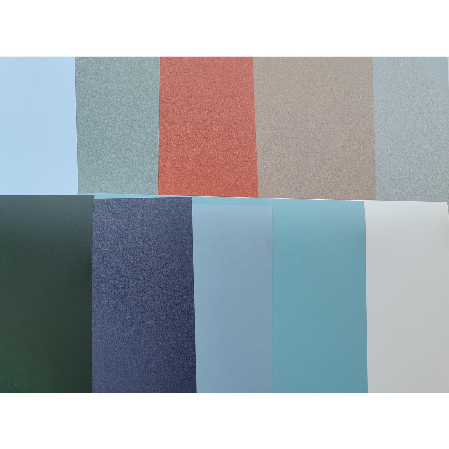 Solid Color PVC Aluminum Foil Silver Brushed PVC Decorative Film For Profile Wrapping