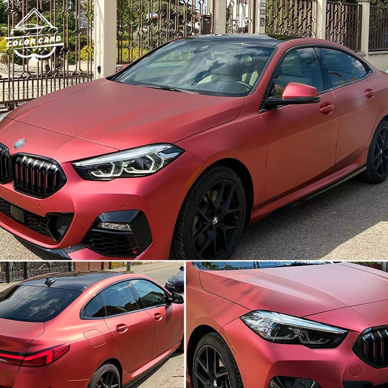 Super Quality Red Vinyl Wrap Car Wrap Vinyl Color OEM Factory Price Decorative Films Color changing Car Protective Film