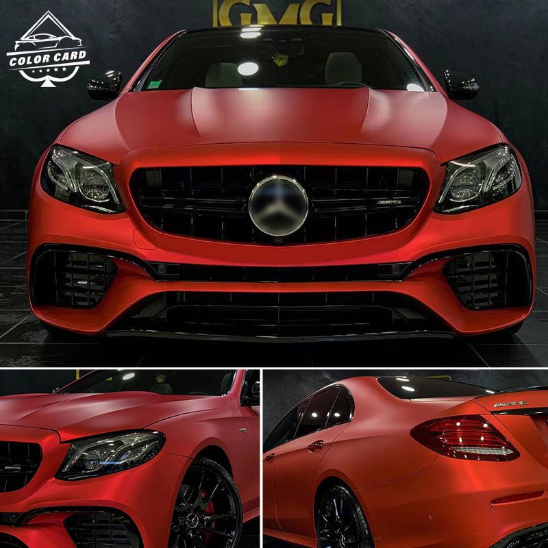 Super Quality Red Vinyl Wrap Car Wrap Vinyl Color OEM Factory Price Decorative Films Color changing Car Protective Film