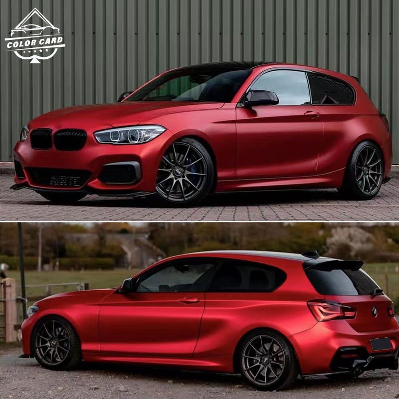 Super Quality Red Vinyl Wrap Car Wrap Vinyl Color OEM Factory Price Decorative Films Color changing Car Protective Film