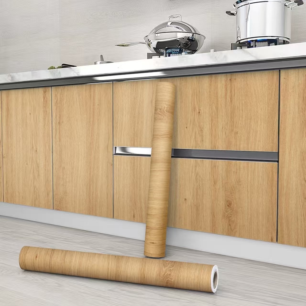 New Arrival Export High Quality Matte Wood Texture Pvc Decorative Film For Door For Furniture