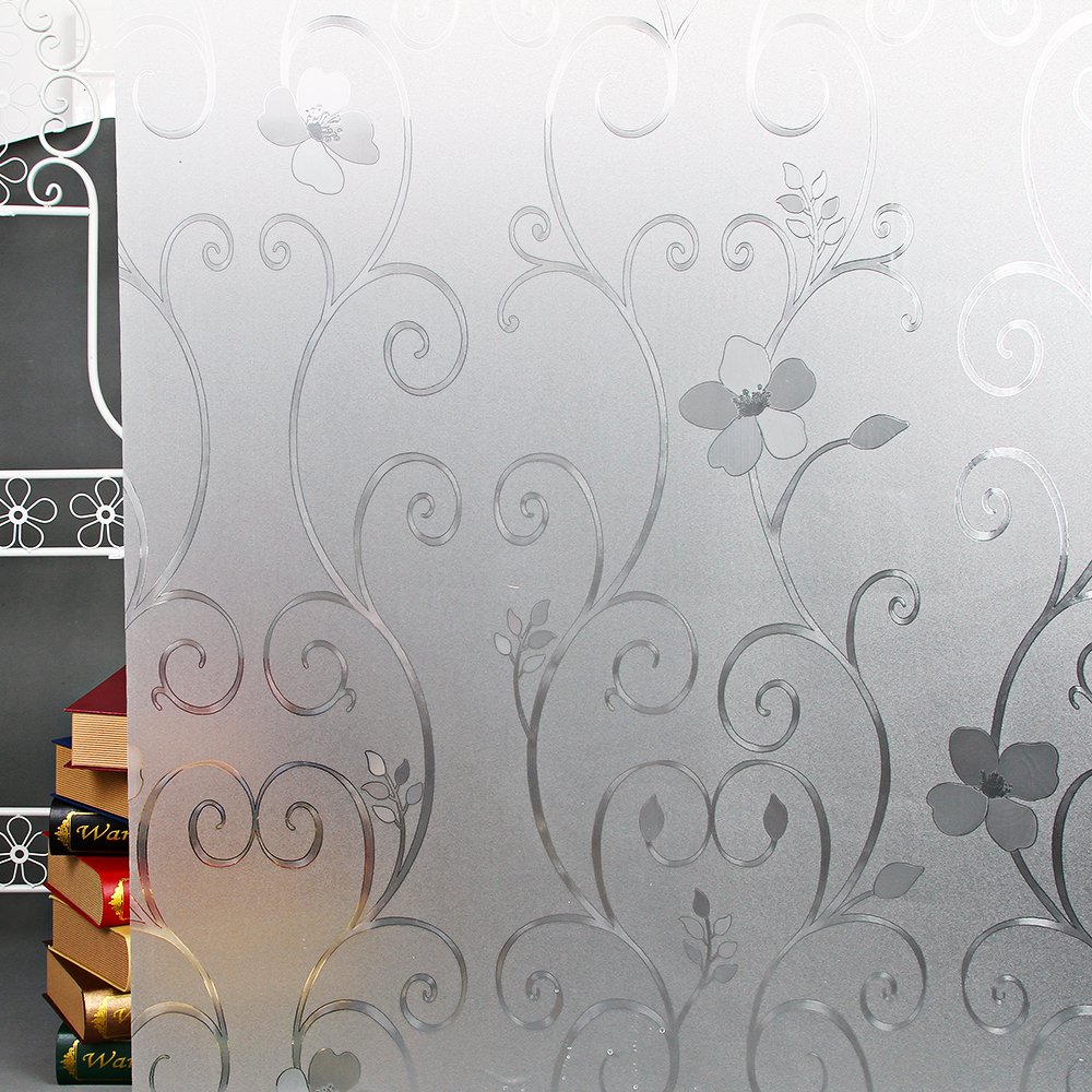 Korea home non transparent self adhesive decorative frosted glass window film
