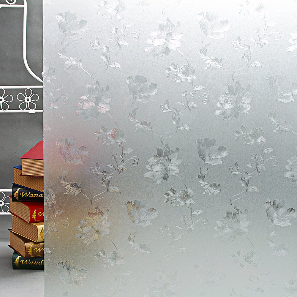 Korea home non transparent self adhesive decorative frosted glass window film