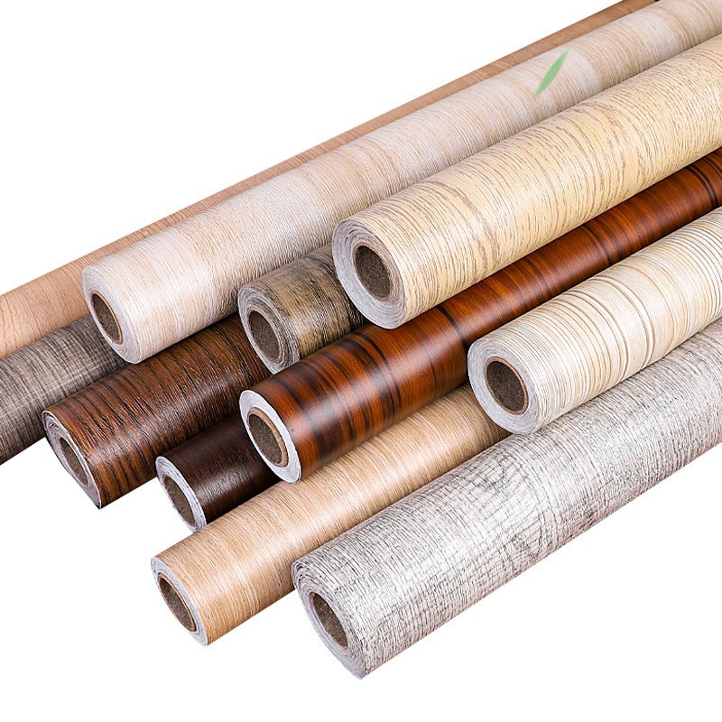 Decor Pvc Film Manufacturer Soft Pvc Film Wood Grain Self-adhesive Vinyl Film Roll