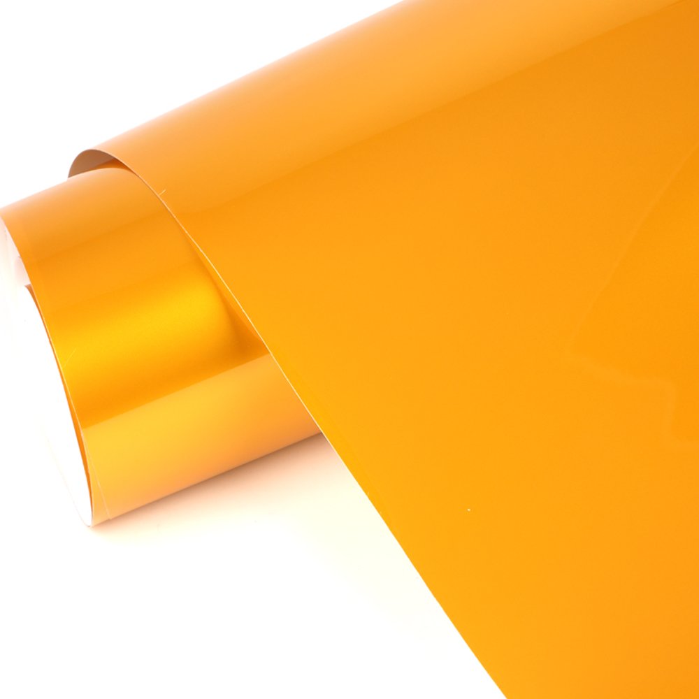 Factory direct sales paint magic flame energy yellow car color change film metallic high gloss PVC winding protective film