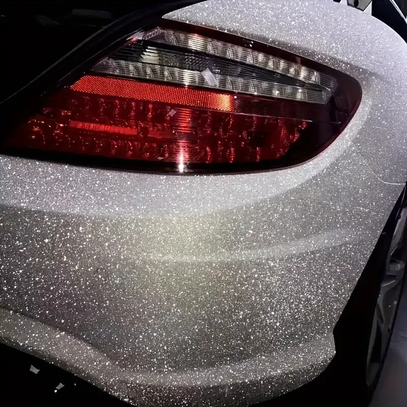 Factory Direct 1.52 * 18m glossy matte silver car color changing film, used for fashionable rear motorcycle and car decoration