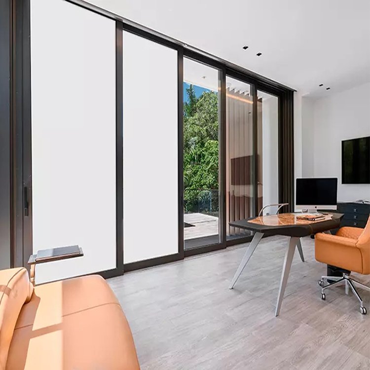 5+5 6+6 8+8mm Ultra-White Glass pdlc film smart glass switchable privacy colorful pdlc laminated glass
