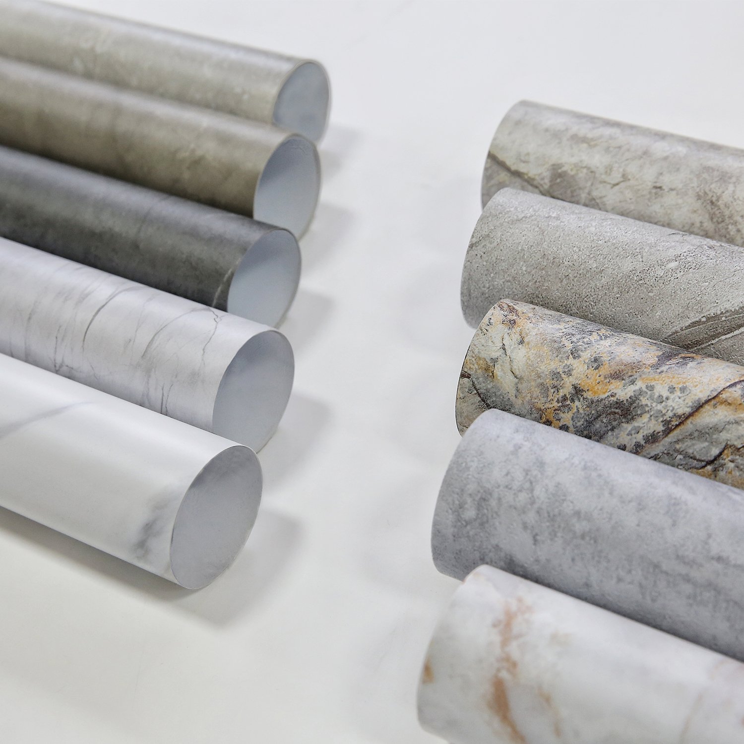 High Glossy Antifouling Waterproof Laminate Laminadora Foils Roll Decorative Furniture Marble PVC Film For Membrane Press