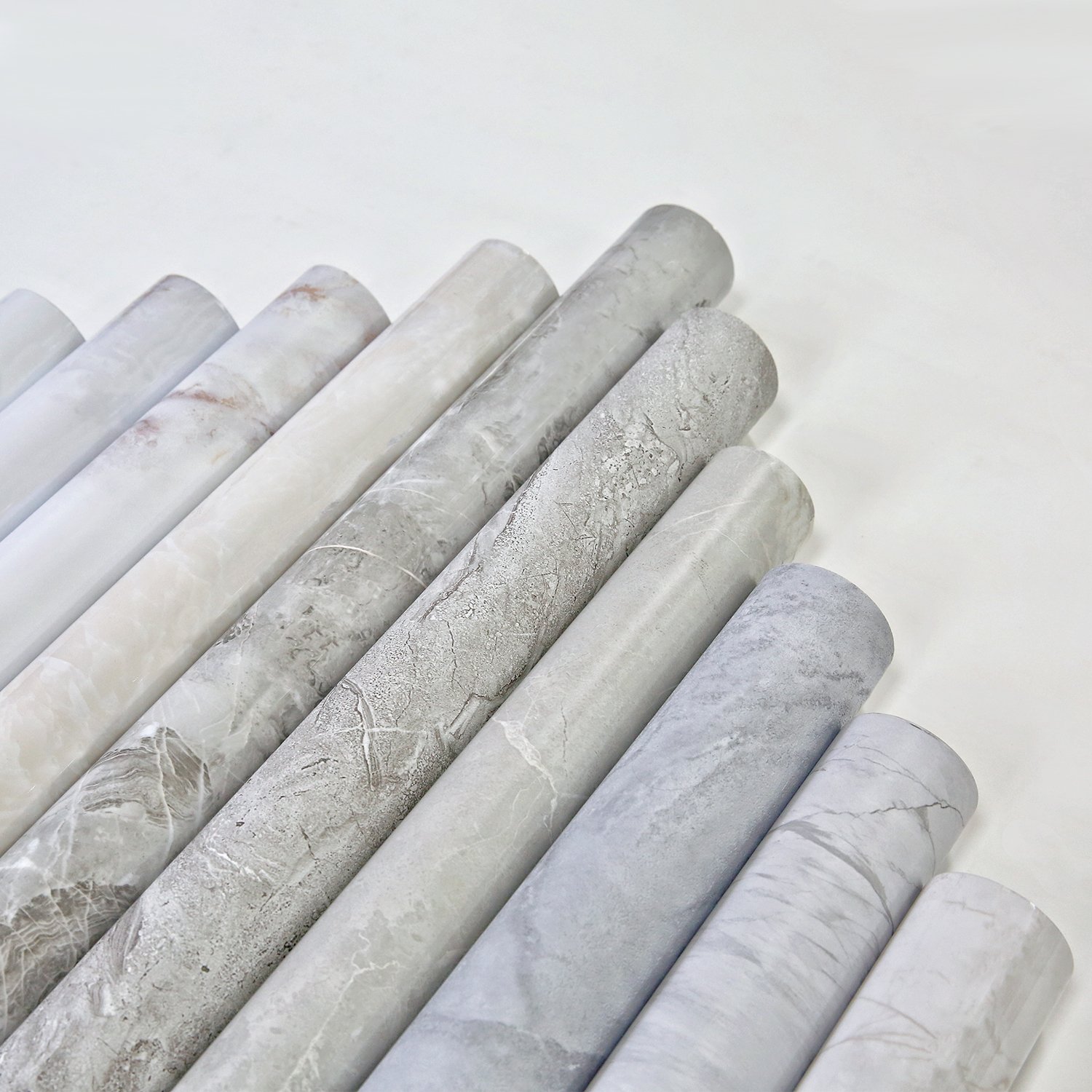 High Glossy Antifouling Waterproof Laminate Laminadora Foils Roll Decorative Furniture Marble PVC Film For Membrane Press